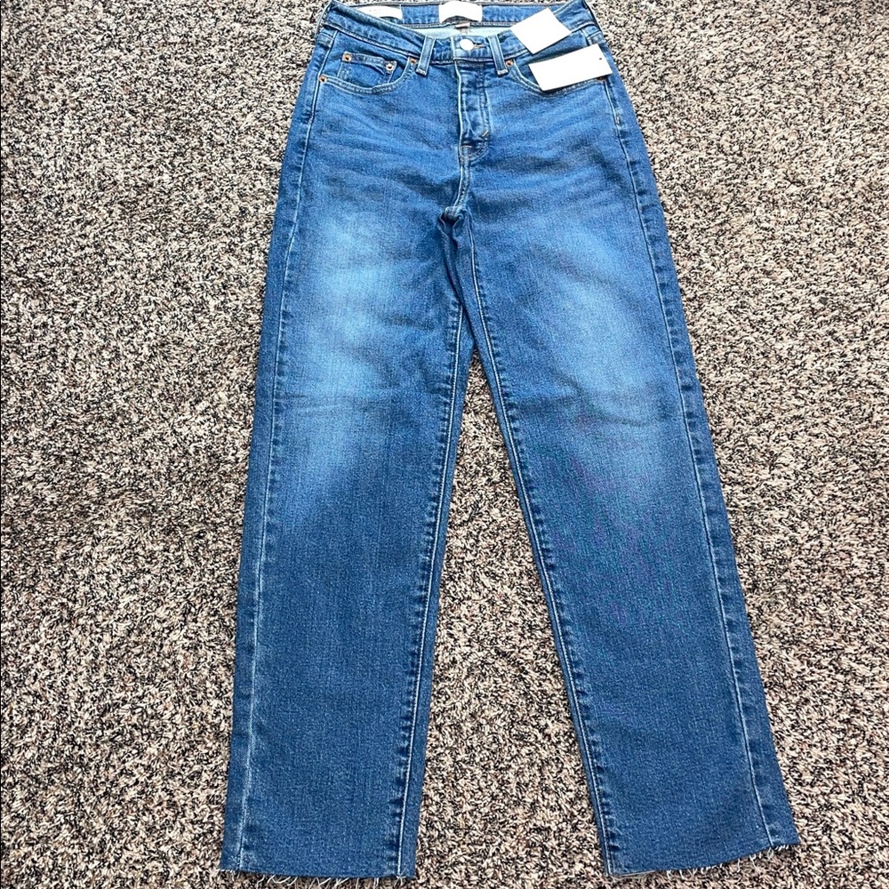 Universal Thread Straight Leg Jeans in Blue Denim